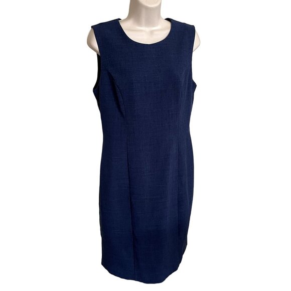 Sag Harbor Dresses & Skirts - Womens Sag Harbor Navy Blue Sleeveless Dress Size 8 u